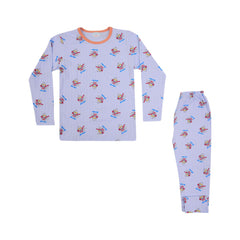 BOYS L/S 2PC SLEEPING SUIT ROT MZW-24 7-8 YEAR N7 Default Title - MamasJan KidsWear