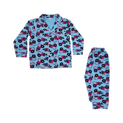 BOYS L/S 2PC SLEEPING SUIT F/O MZW-24 2-3 YEAR NO11 Default Title - MamasJan KidsWear