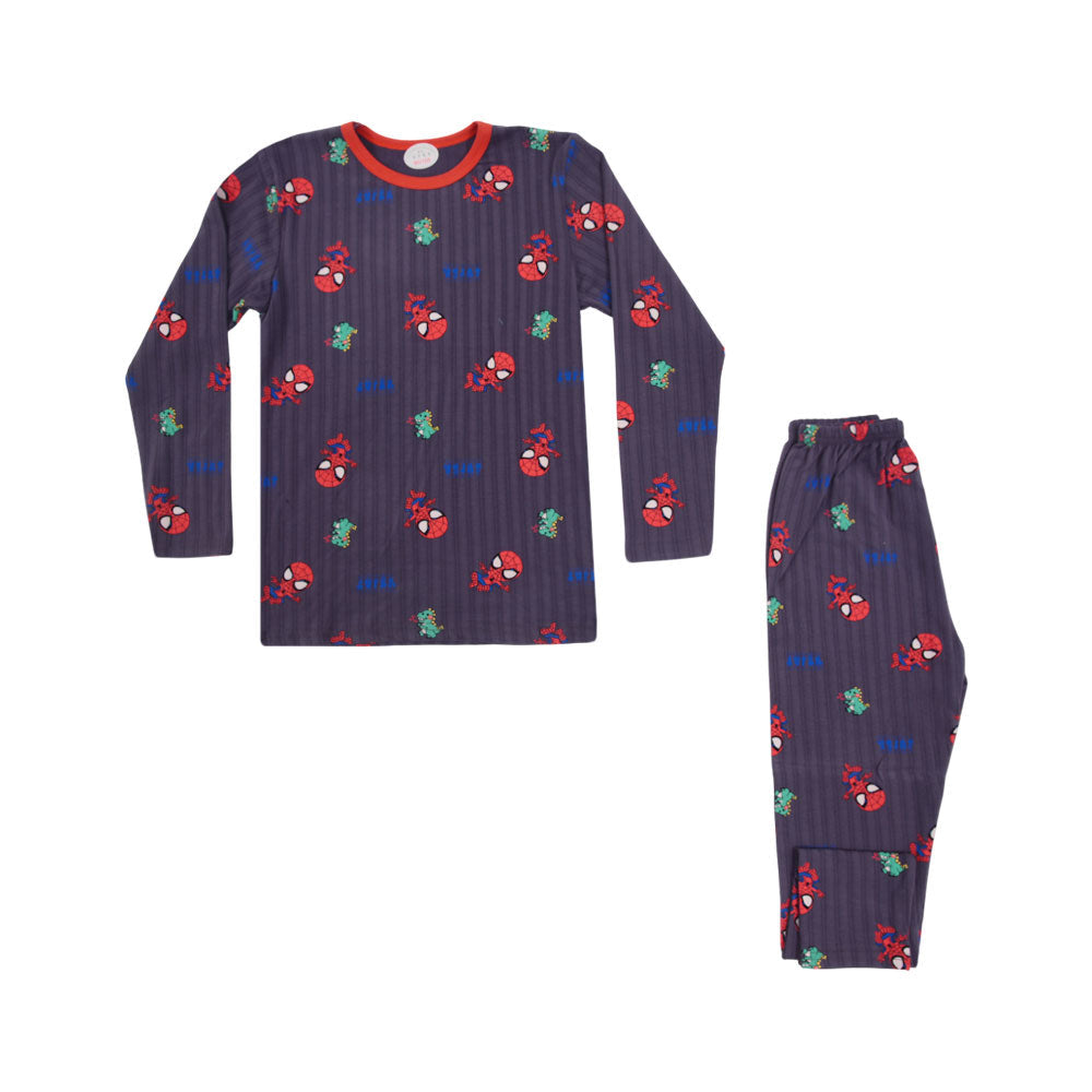 BOYS L/S 2PC SLEEPING SUIT ROT MZW-24 7-8 YEAR N8 Default Title - MamasJan KidsWear