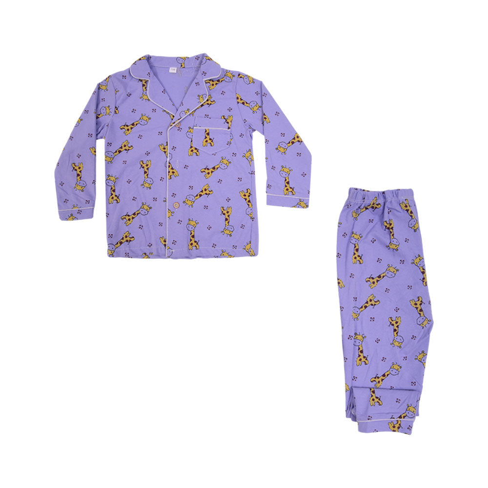 BOYS L/S 2PC SLEEPING SUIT F/O MZW-24 3-4 YEAR NO14 Default Title - MamasJan KidsWear