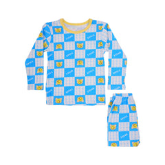 BOYS L/S 2PC SLEEPING SUIT ROT MZW-24 2-3 YEAR N10 Default Title - MamasJan KidsWear
