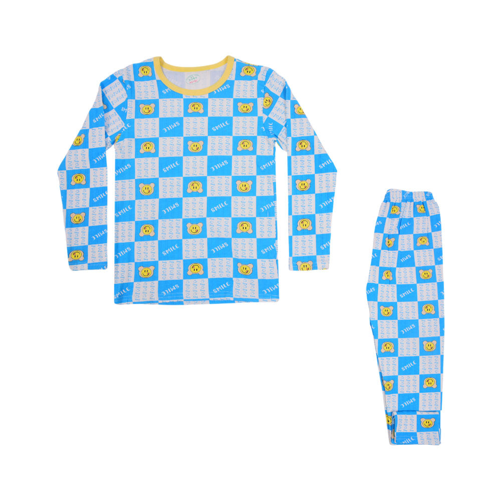 BOYS L/S 2PC SLEEPING SUIT ROT MZW-24 7-8 YEAR N10 Default Title - MamasJan KidsWear