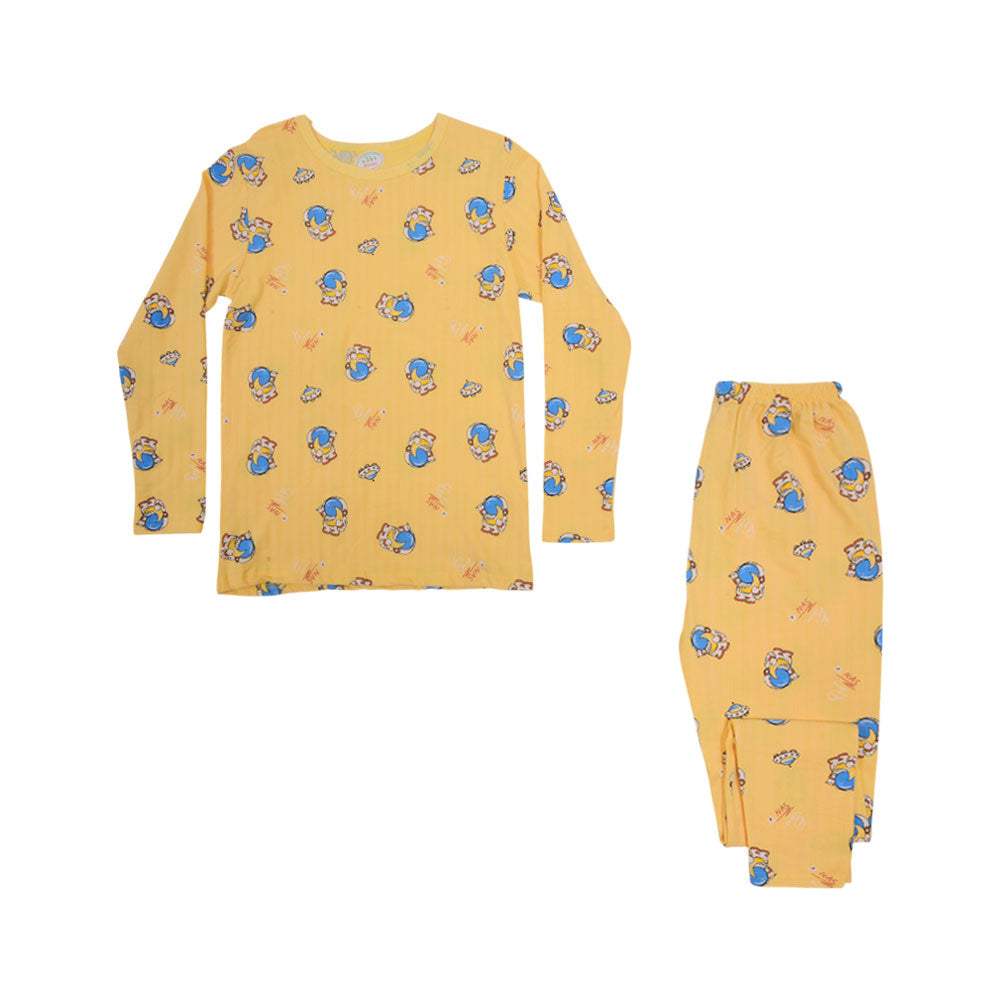BOYS L/S 2PC SLEEPING SUIT ROT MZW-24 8-9 YEAR N11 Default Title - MamasJan KidsWear