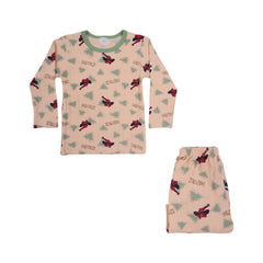BOYS L/S 2PC SLEEPING SUIT ROT MZW-24 18-24M N12 Default Title - MamasJan KidsWear