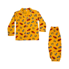 BOYS L/S 2PC SLEEPING SUIT F/O MZW-24 4-5 YEAR NO22 Default Title - MamasJan KidsWear
