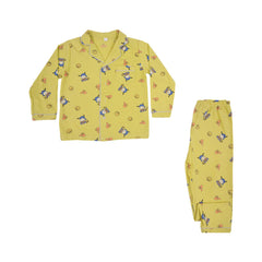 BOYS L/S 2PC SLEEPING SUIT F/O MZW-24 7-8 YEAR NO23 Default Title - MamasJan KidsWear