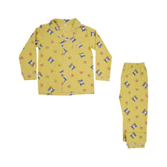 BOYS L/S 2PC SLEEPING SUIT F/O MZW-24 8-9 YEAR NO23 Default Title - MamasJan KidsWear