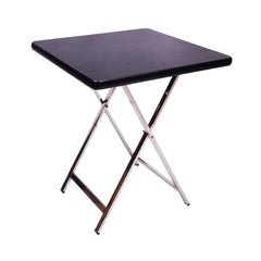 TABLE FOLDING SS BLACK SQUARE Default Title - MamasJan Household