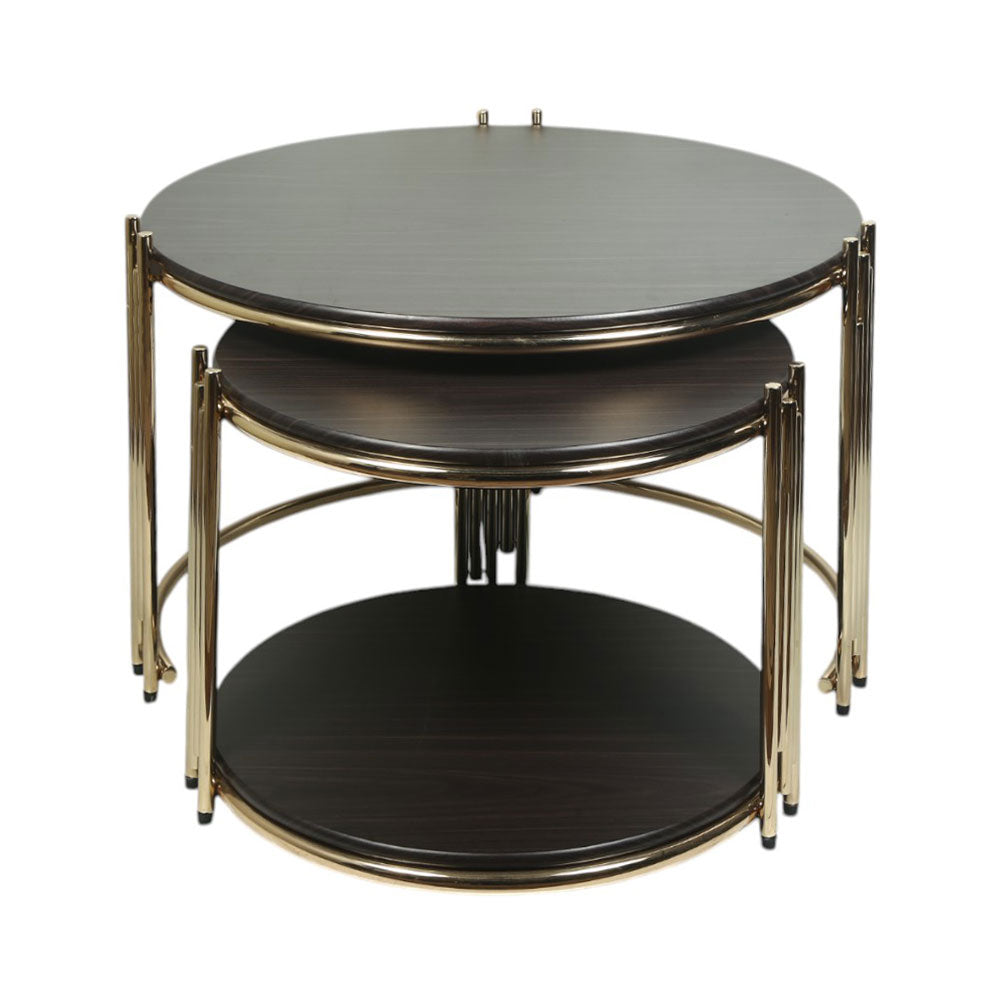 CENTRE TABLE D/BROWN 2 PCS SET Default Title - MamasJan Household