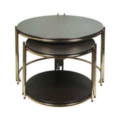 CENTRE TABLE D/BROWN 2 PCS SET Default Title - MamasJan Household