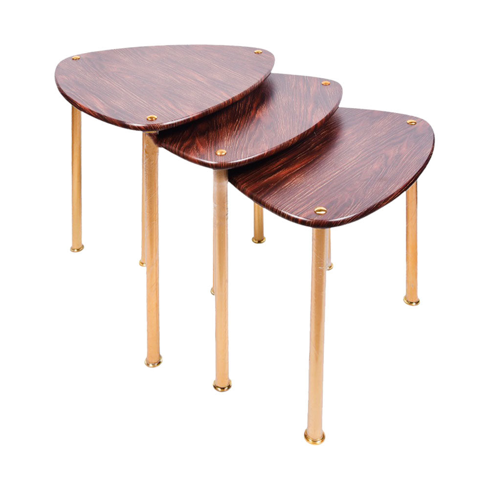 TABLE SET 3PC TIGER GOLDEN 042 Default Title - MamasJan Household