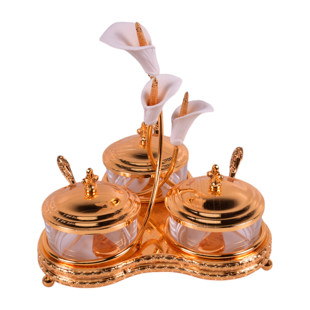 JAM POT SET ORCHID TA2630 Default Title - MamasJan Crockery