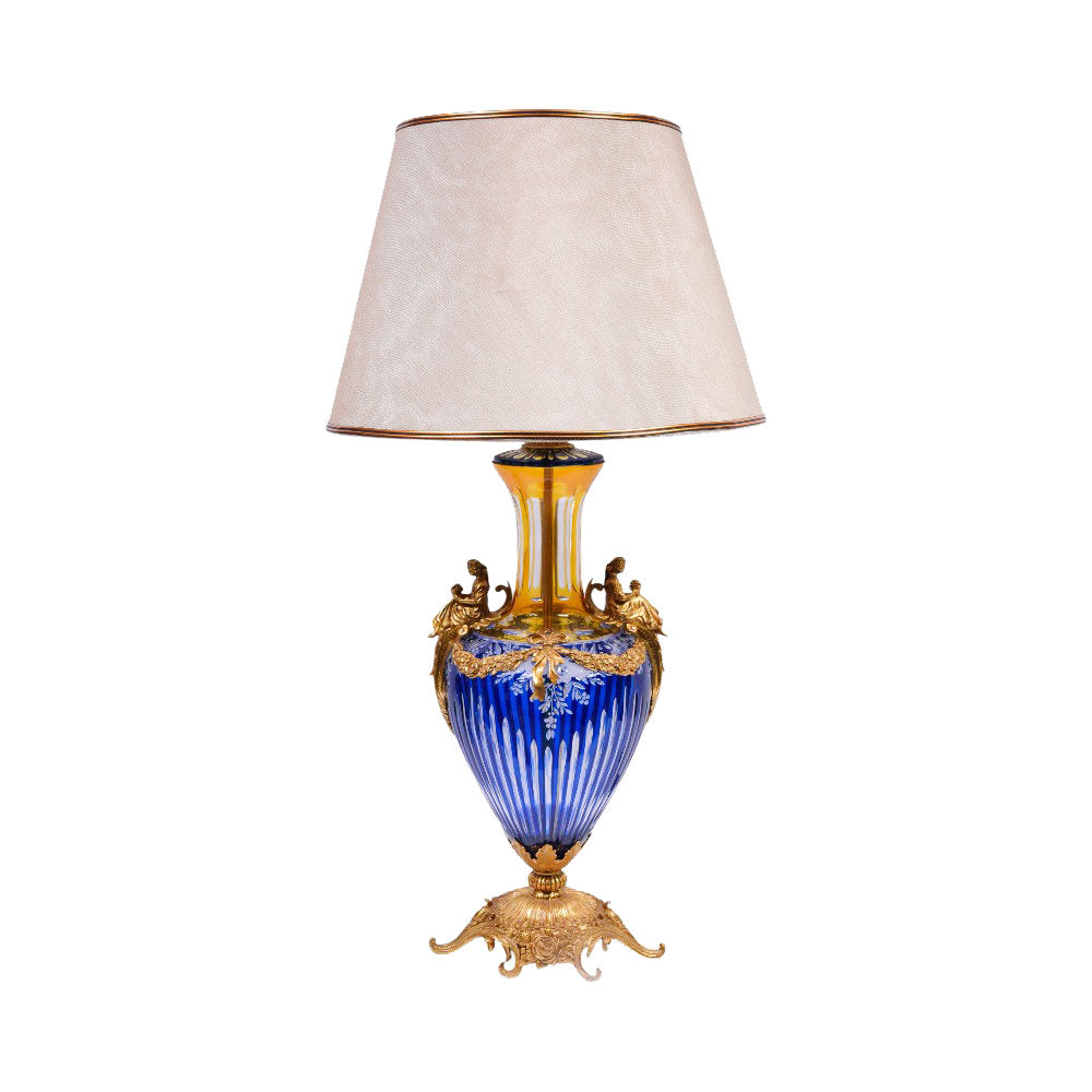LAMP CRYSTAL BRASS E7-L1112-1-W JC209-712 Default Title - MamasJan Decor