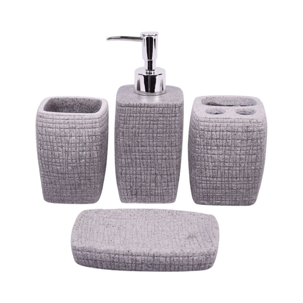 BATHROOM SET 4PC IR SMS-362 Default Title - MamasJan Decoration