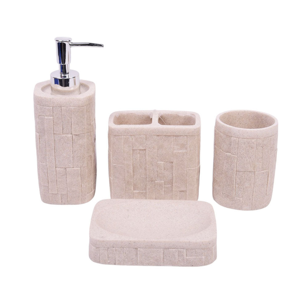 BATHROOM SET 4PC IR SMS-515 Default Title - MamasJan Decoration