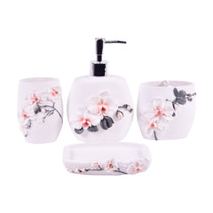 BATHROOM SET 4PC IR SMS-542 Default Title - MamasJan Decoration