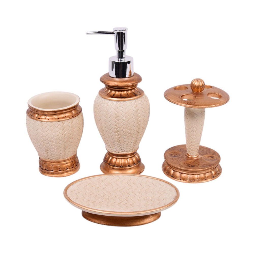 BATHROOM SET 4PC IR SMS-591 Default Title - MamasJan Decoration