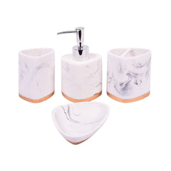 BATHROOM SET 4PC IR SMS-786 Default Title - MamasJan Decoration