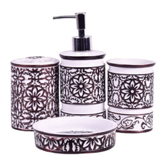 BATHROOM SET 4PC IR SMS-811 Default Title - MamasJan Decoration