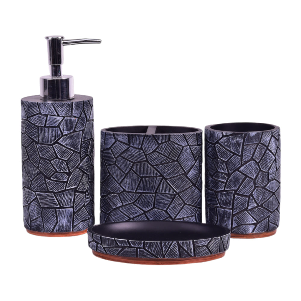 BATHROOM SET 4PC IR SMS-835 Default Title - MamasJan Decoration