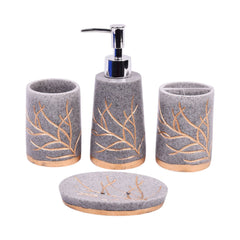 BATHROOM SET 4PC IR SMS-840 Default Title - MamasJan Decoration