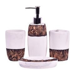 BATHROOM SET 4PC IR SMS-851 Default Title - MamasJan Decoration
