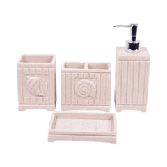 BATHROOM SET 4PC IR SMS-873 Default Title - MamasJan Decoration