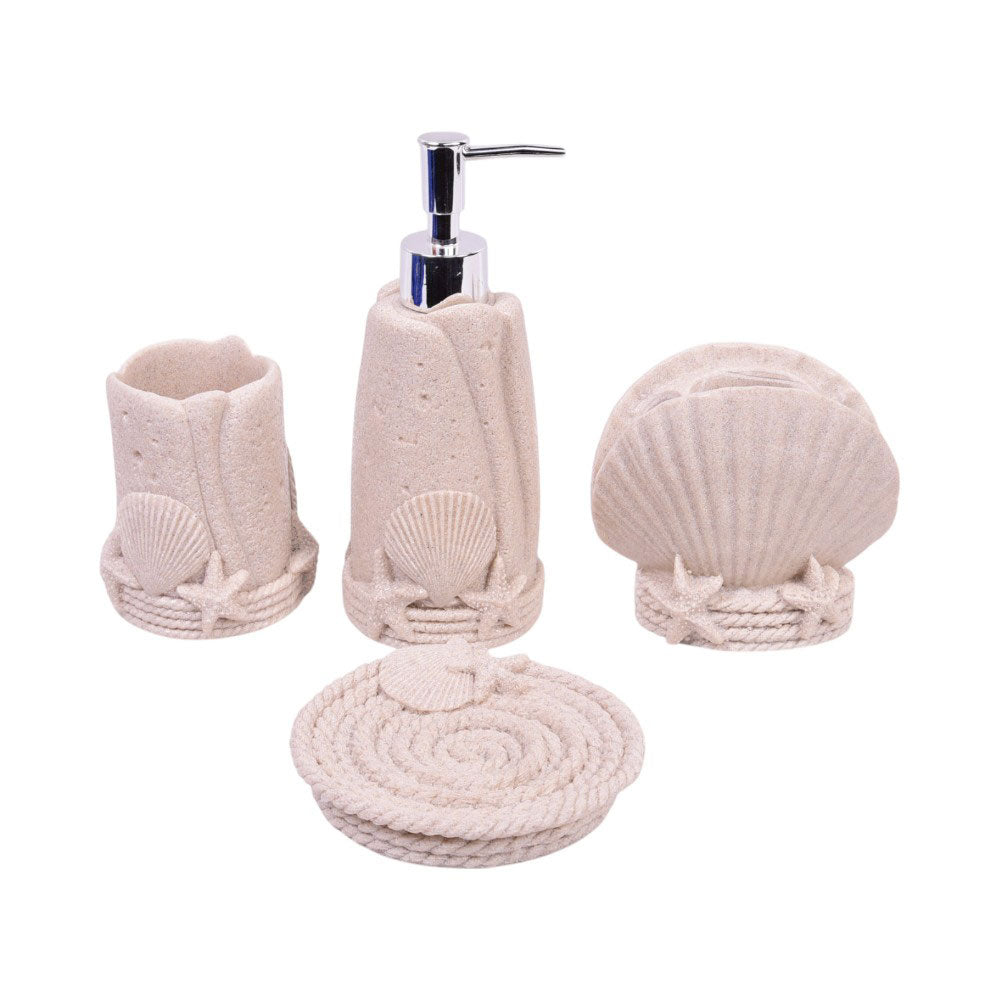 BATHROOM SET 4PC IR SMS-883 Default Title - MamasJan Decoration