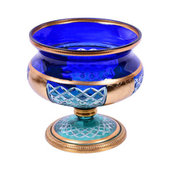 BOWL CRYSTAL BRASS IR E9-B23004-3 JSC24-713 Default Title - MamasJan Decoration