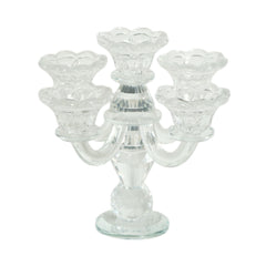 CANDLE STAND CRYSTAL 56153-C55 Default Title - MamasJan Décor