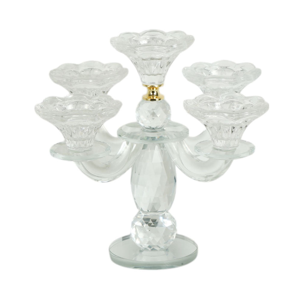 CANDLE STAND CRYSTAL 55147-C56 Default Title - MamasJan Décor