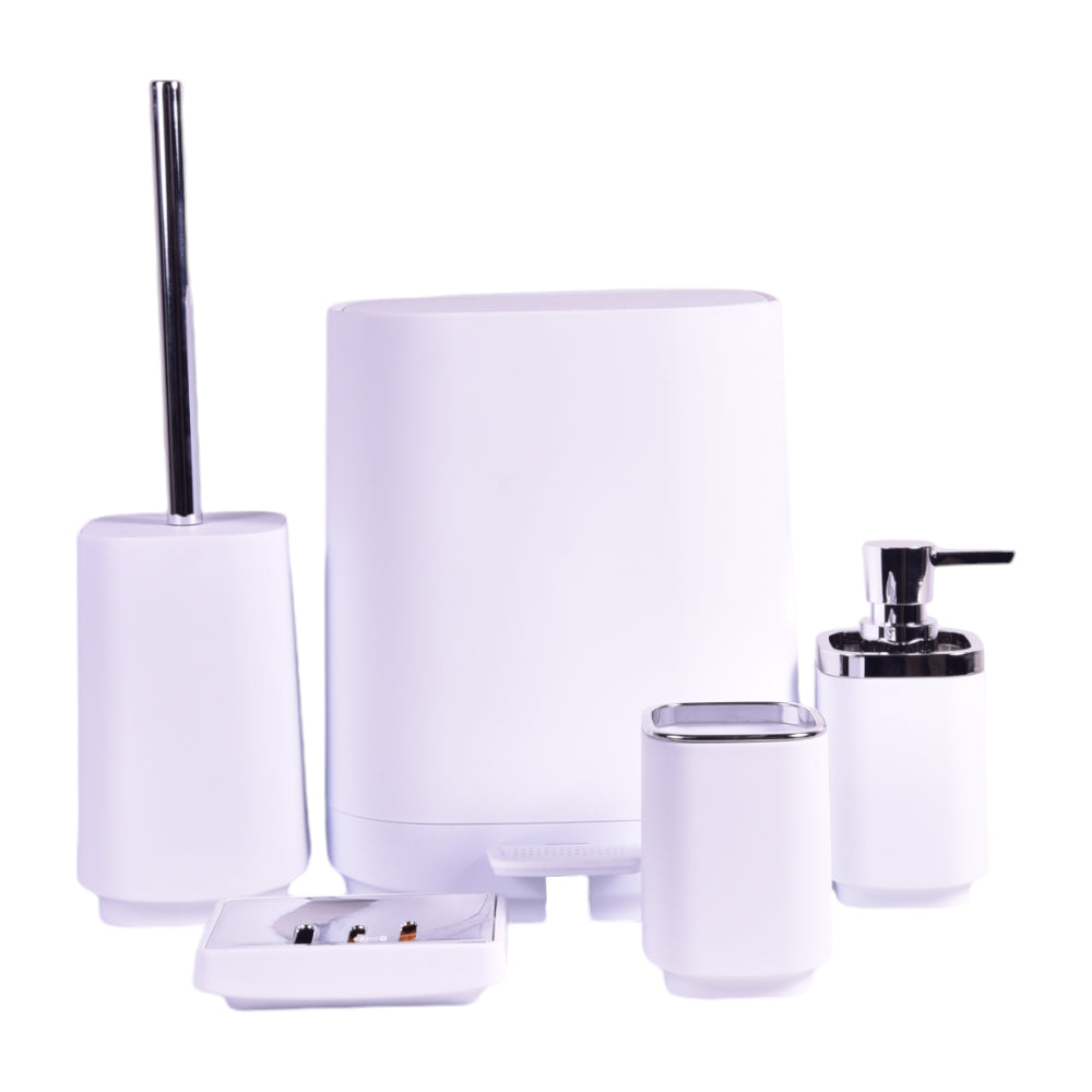 BATHROOM SET 6PC ACRYLIC IR KL9186 Default Title - MamasJan Decoration