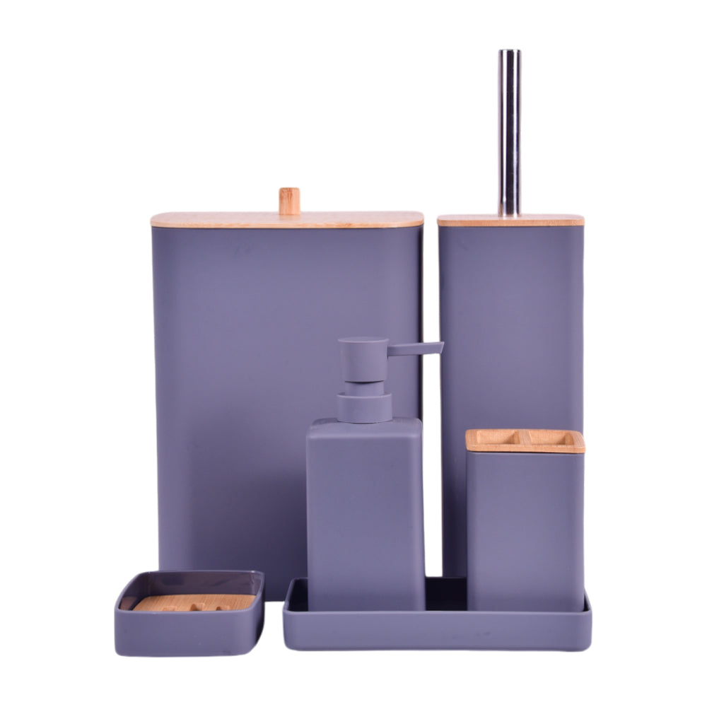 BATHROOM SET 6PC ACRYLIC IR KL9221 Default Title - MamasJan Decoration