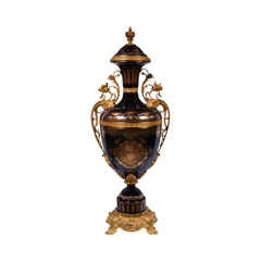 BOWL CANDY CRYSTAL BRASS IR EJ2102-1 PCT02-9 Default Title - MamasJan Decoration