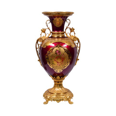BOWL CANDY CRYSTAL BRASS IR EV1133-1 PA133-1-C72 Default Title - MamasJan Decoration