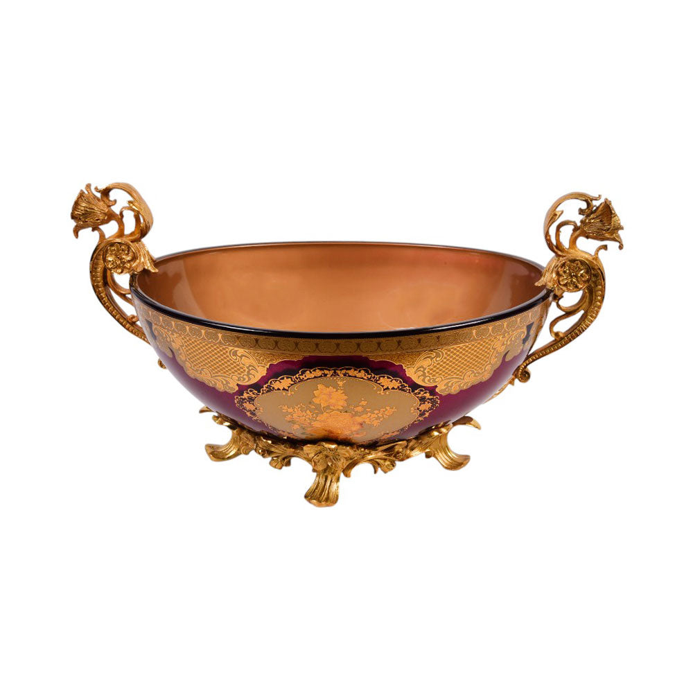BOWL CRYSTAL BRESS IR EB3014-2 PA133-1-C72 Default Title - MamasJan Decoration
