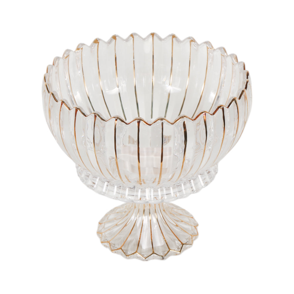 BOWL CRYSTAL 640-7 Default Title - MamasJan Decoration