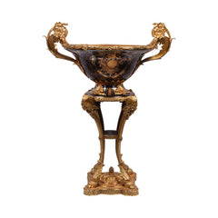 BOWL CRYSTAL BRASS IR E23001 PCT02-2 Default Title - MamasJan Decoration