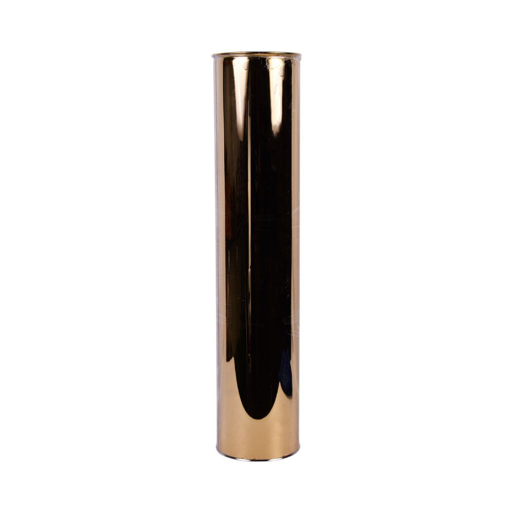 VASE METAL GOLDEN 2448-5 Default Title - MamasJan Décor