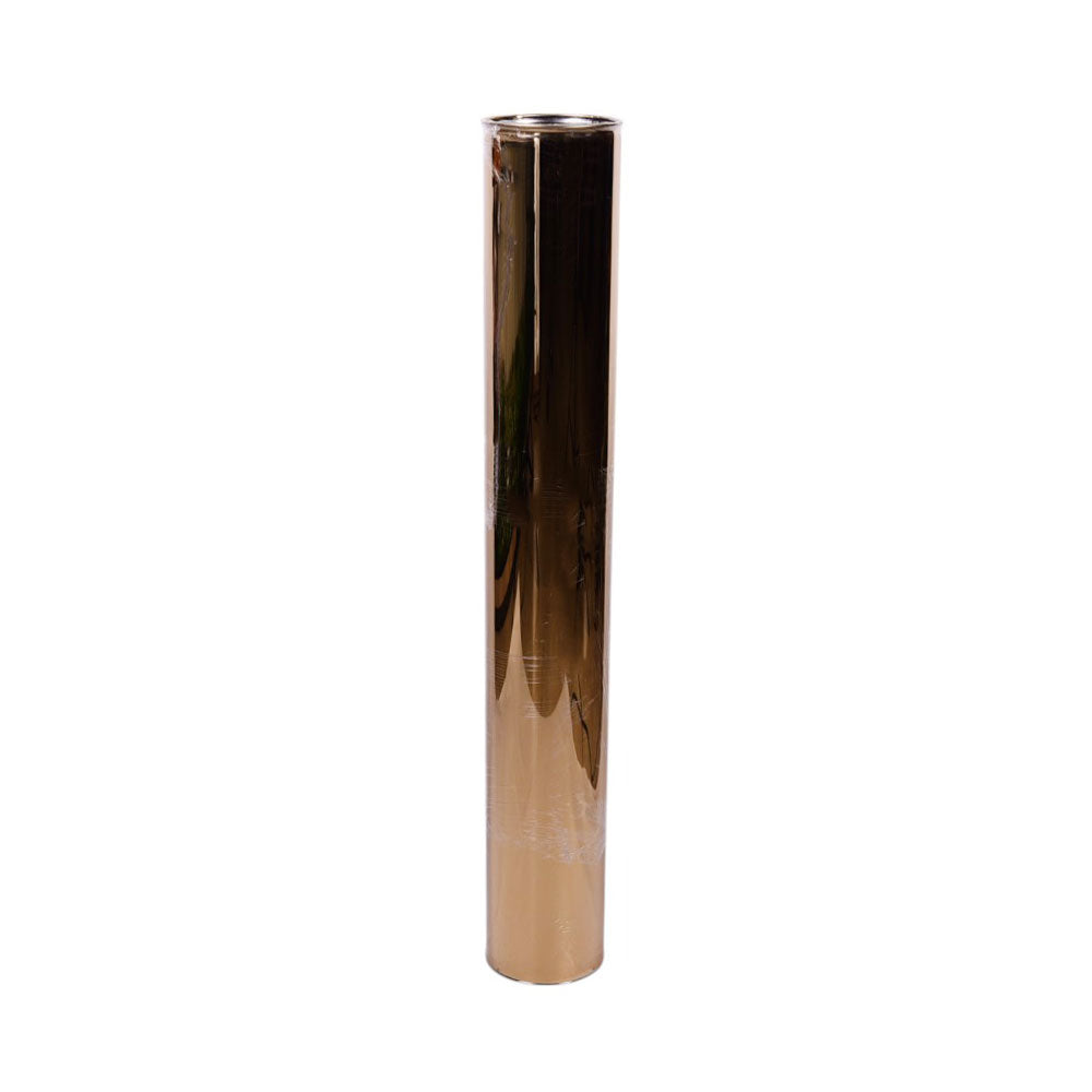 VASE METAL GOLDEN 2450-7 Default Title - MamasJan Décor