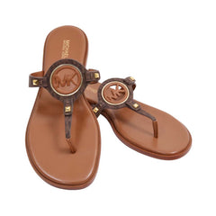 M.K SLIPPER AUBREY THONG 49R4AUFA1B BROWN 10 INCH Default Title - MamasJan Ladies Shoes & Bags