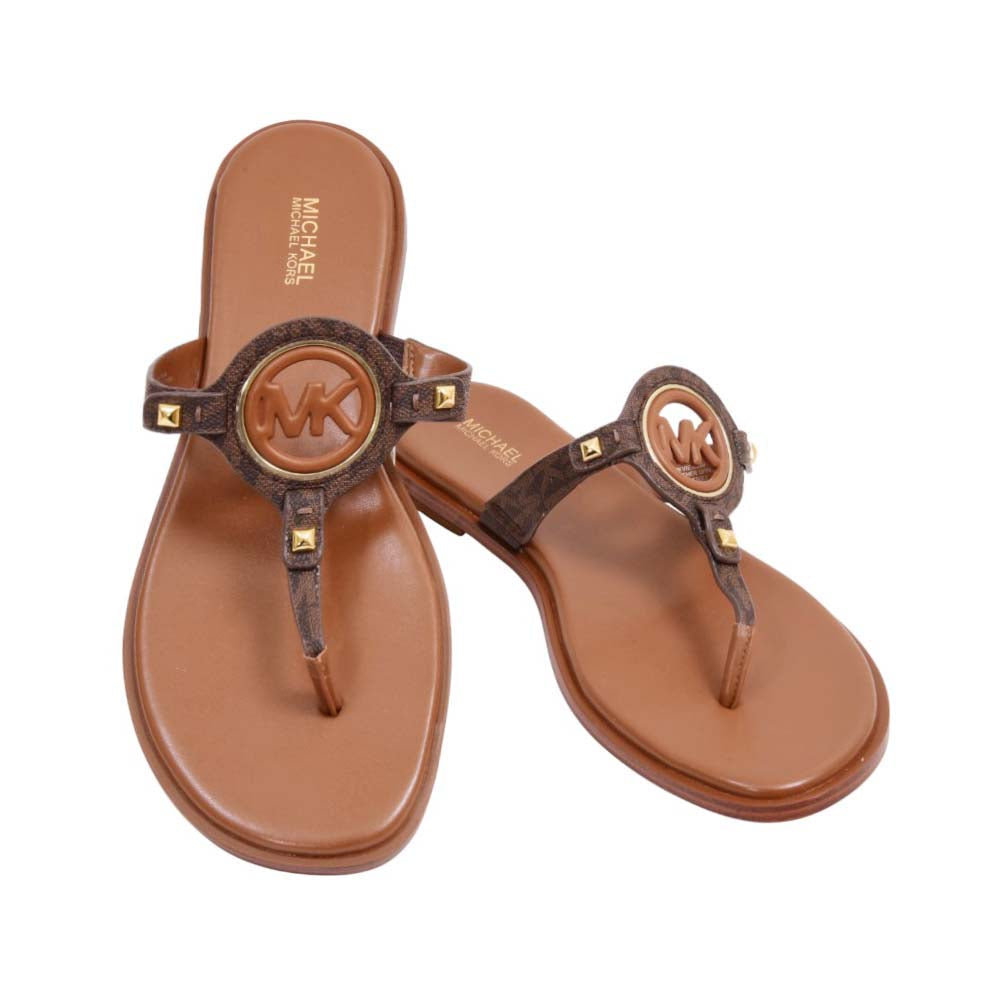 M.K AUBREY CUT THONG 49R4AUFA1B BROWN 9.5 Default Title - MamasJan Ladies Shoes & Bags