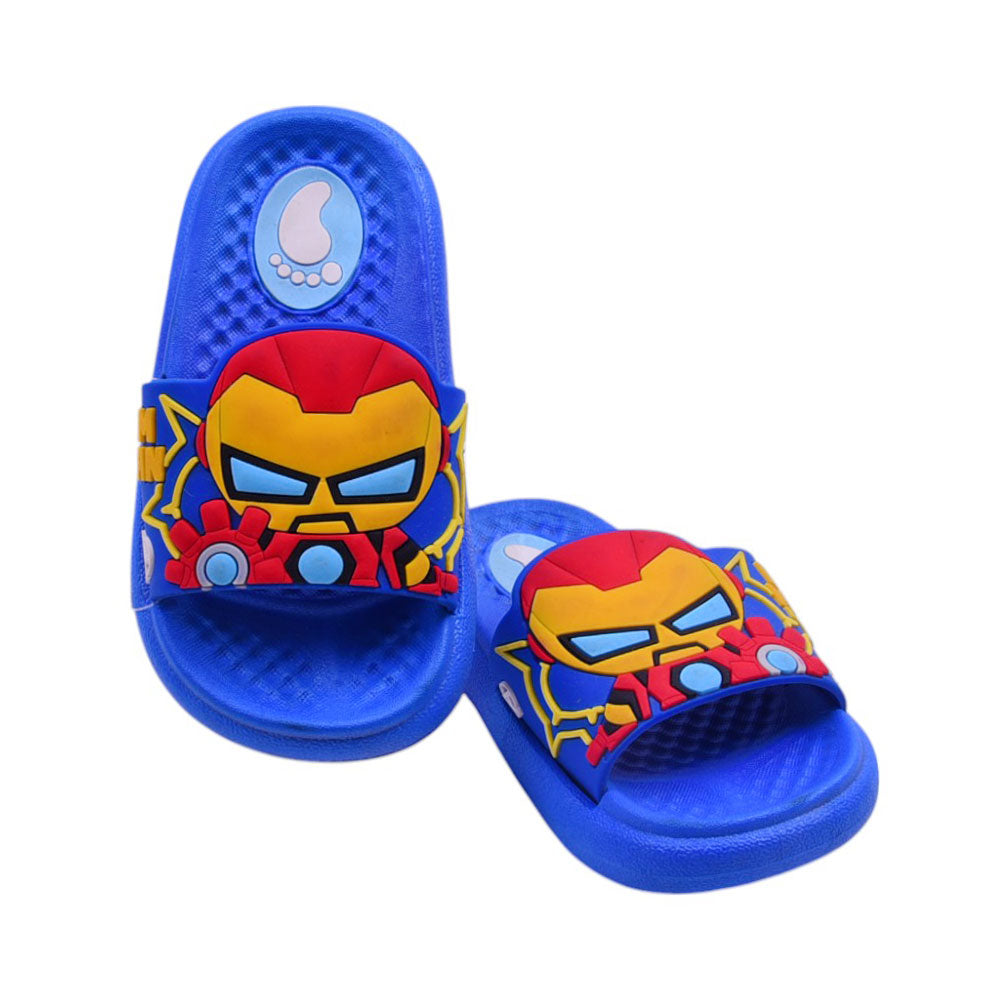 BOYS SLIPPERS 21-25 BLUE 133 Default Title - MamasJan KidsWear