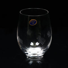 GLASS BOHEMIA FROST CUTTING 1094 (Pack of 6) Default Title - MamasJan Crockery