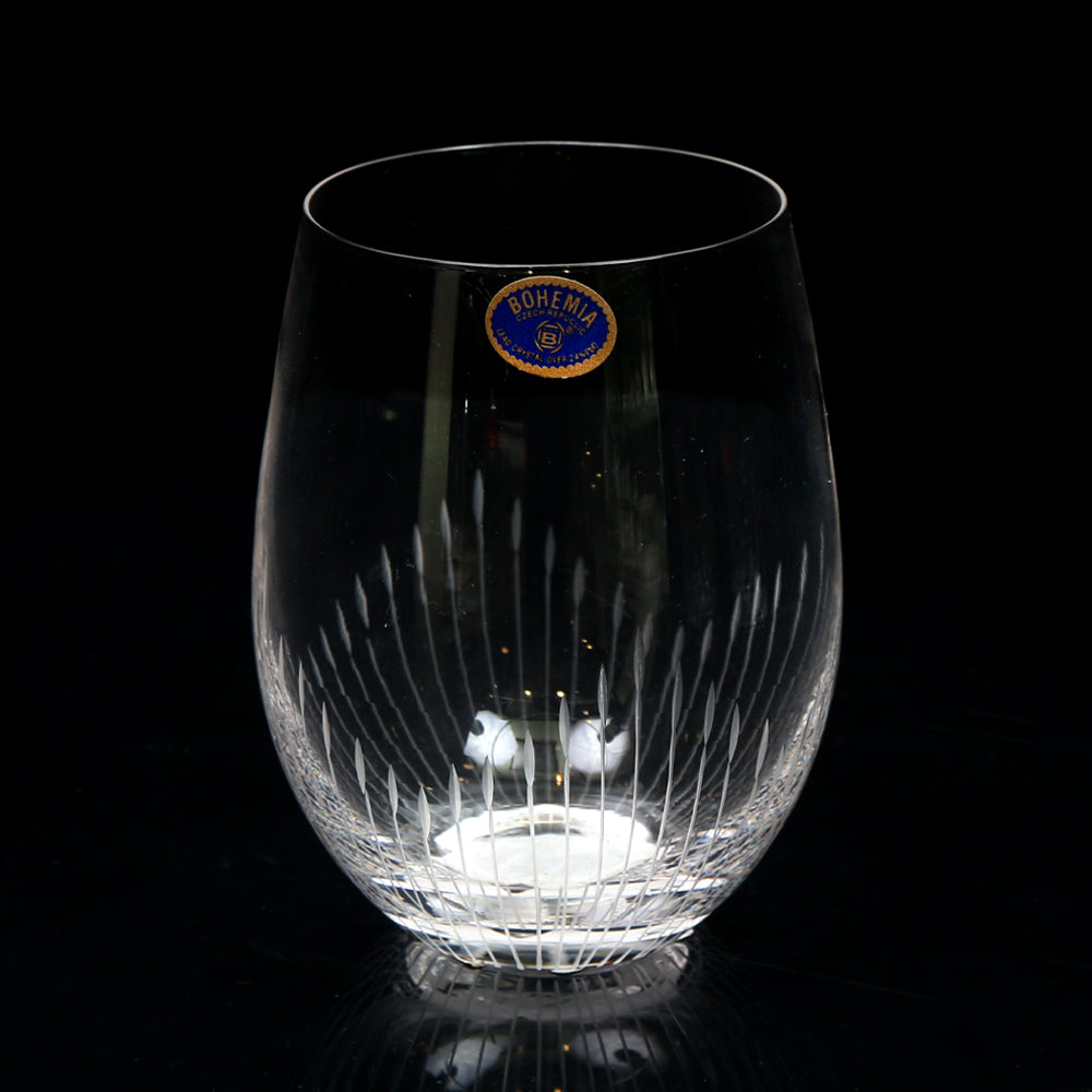 GLASS BOHEMIA FROST CUTTING 1097 (Pack of 6) Default Title - MamasJan Crockery