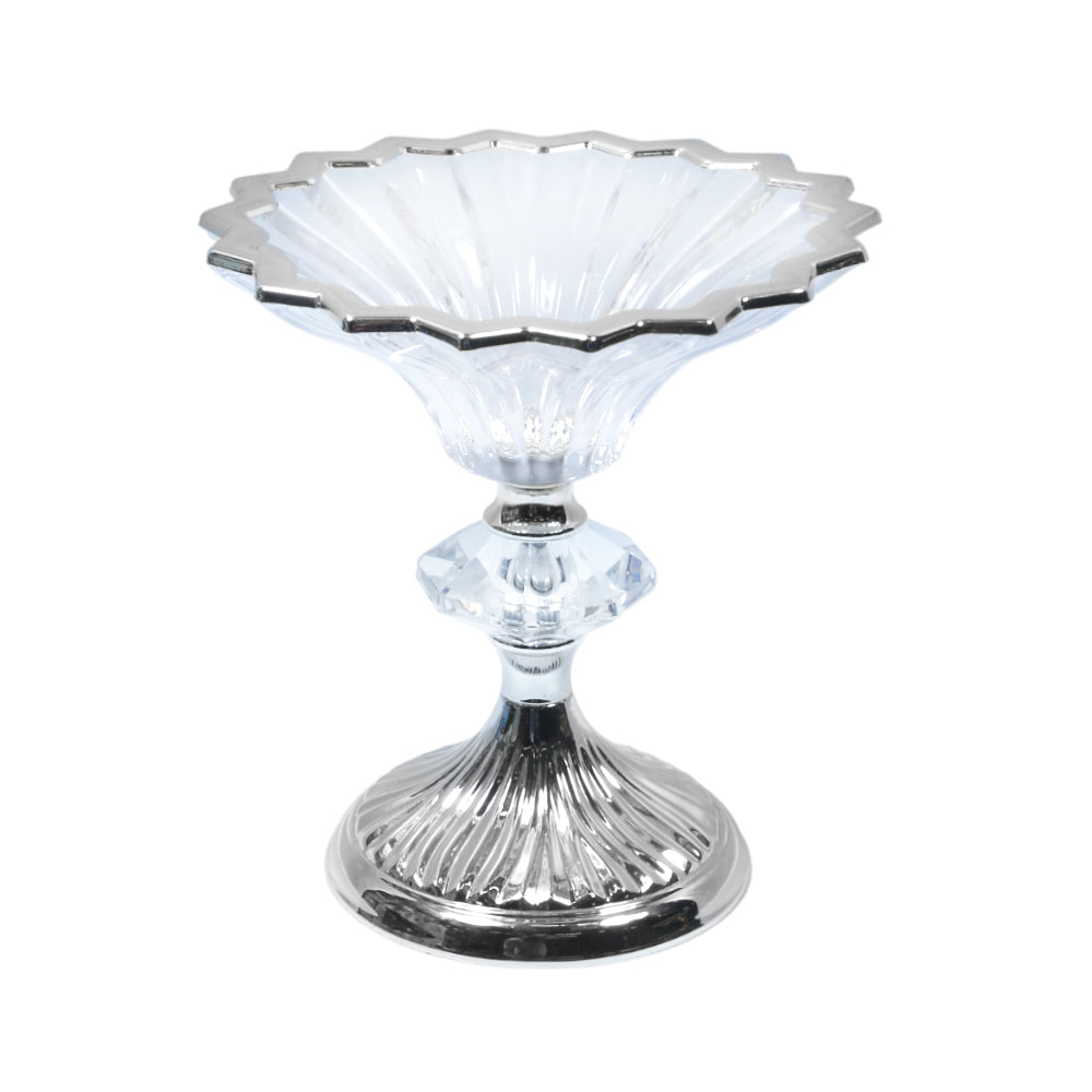 BOWL W-STAND IR U21526/S Default Title - MamasJan Décor