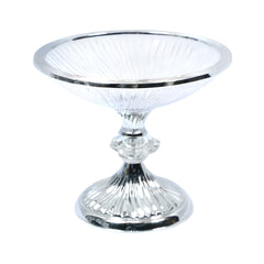 BOWL W-STAND IR U21489/S Default Title - MamasJan Décor