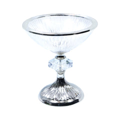 BOWL W-STAND IR U21490/S Default Title - MamasJan Décor