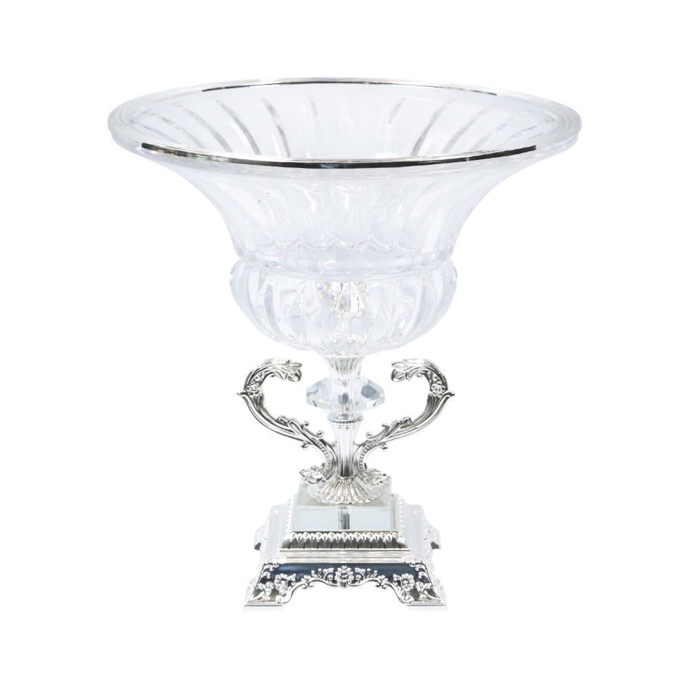 BOWL W-STAND IR U21505/S Default Title - MamasJan Décor