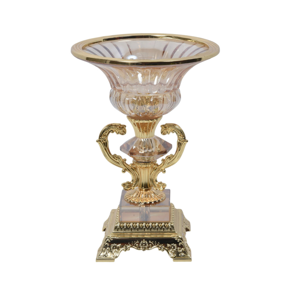 BOWL W-STAND IR U21507H/G Default Title - MamasJan Décor